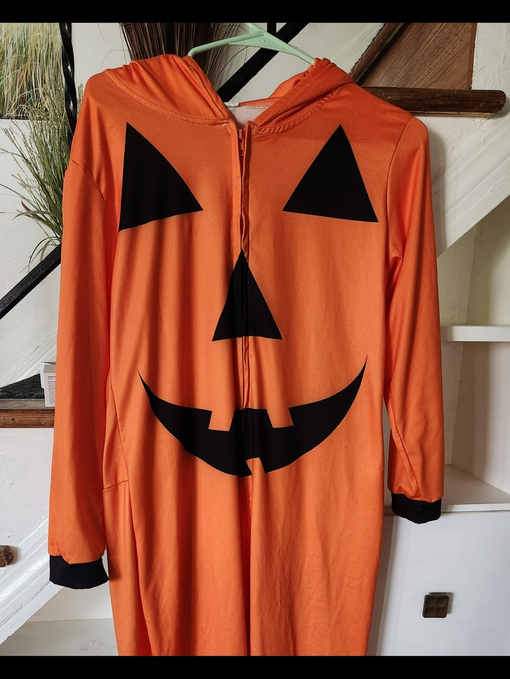 HALLOWEEN CUSTOM Women's Orange  Jumpsuit - M